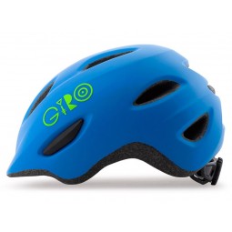 Kask dziecięcy juniorski GIRO SCAMP matte blue lime
