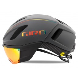 Kask czasowy GIRO VANQUISH INTEGRATED MIPS matte grey firechrome