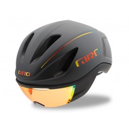 Kask czasowy GIRO VANQUISH INTEGRATED MIPS matte grey firechrome