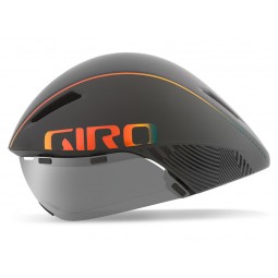 Kask czasowy GIRO AEROHEAD MIPS matte grey firechrome