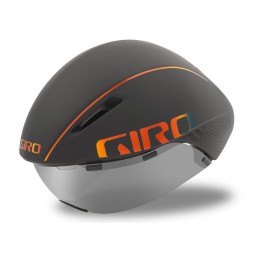 Kask czasowy GIRO AEROHEAD MIPS matte grey firechrome