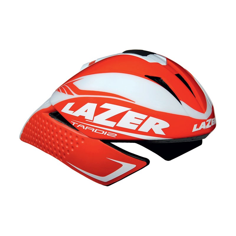 Kask czasowy LAZER TARDIZ L solid red glossy white mat 58-61 cm