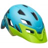 Kask juniorski BELL SIDETRACK gnarly matte bright blue bright green (NEW)