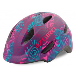 Kask dziecięcy juniorski GIRO SCAMP matte purple blossom