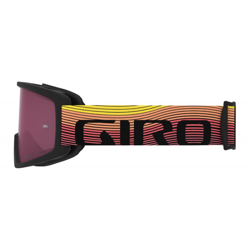 Gogle GIRO BLOK MTB orange heatwave (Szyba Czerwona Lustrzana VIVID-Carl Zeiss TRAIL + Szyba Przeźroczysta 99% S0)
