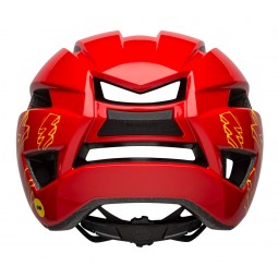 Kask juniorski BELL SIDETRACK II INTEGRATED MIPS red bolts roz. Uniwersalny (50–57 cm) (NEW)