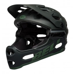 Kask full face BELL SUPER 3R MIPS matte green