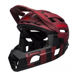 Kask full face BELL SUPER AIR R MIPS SPHERICAL matte red black fasthouse