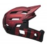 Kask full face BELL SUPER AIR R MIPS SPHERICAL matte red black fasthouse