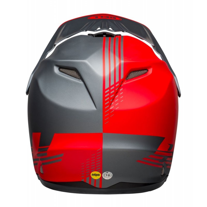 Kask full face BELL FULL-9 FUSION MIPS matte gray red