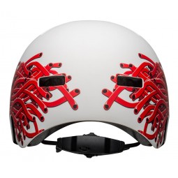 Kask bmx BELL LOCAL matte white eyes