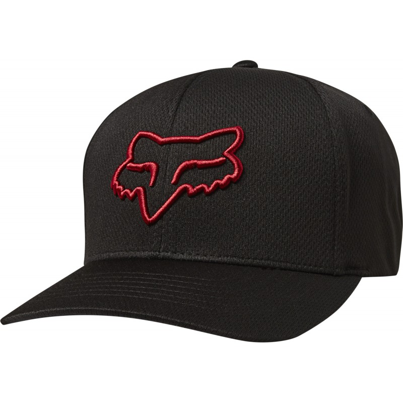 CZAPKA Z DASZKIEM FOX LITHOTYPE FLEXFIT BLACK/RED