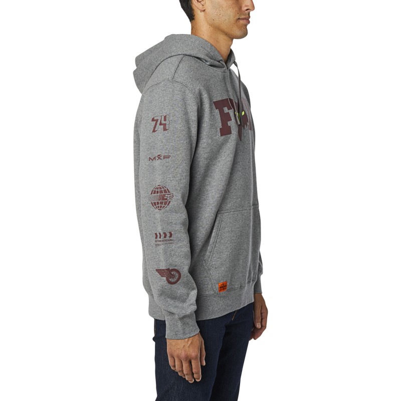 BLUZA FOX Z KAPTUREM ILLMATIK HEATHER GRAPHITE