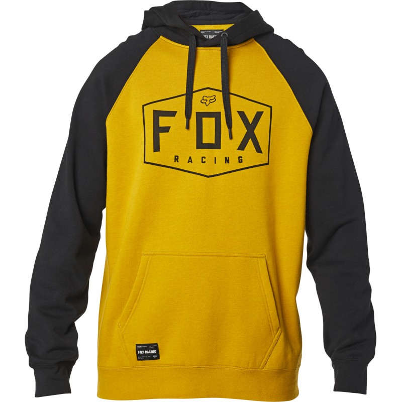 BLUZA FOX Z KAPTUREM CREST MUSTARD
