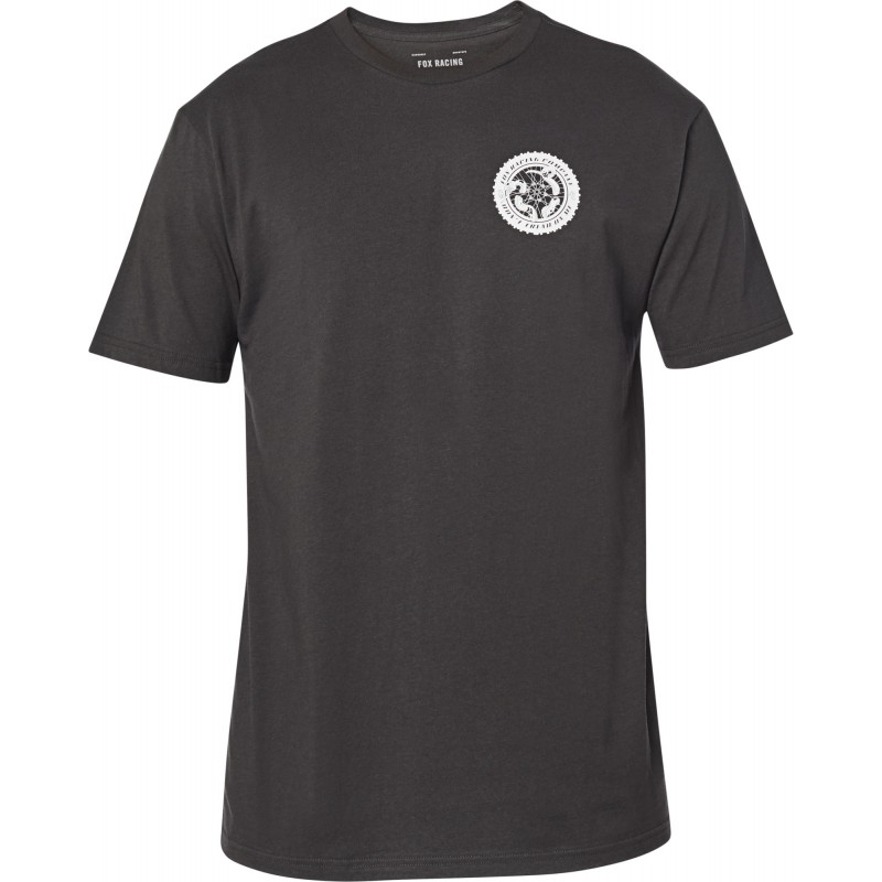 T-SHIRT FOX TREAD ON PREMIUM BLACK VINTAGE