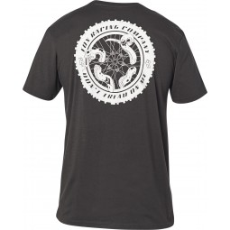 T-SHIRT FOX TREAD ON PREMIUM BLACK VINTAGE