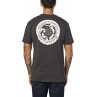 T-SHIRT FOX TREAD ON PREMIUM BLACK VINTAGE