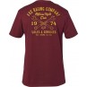 T-SHIRT FOX WRENCHED PCKT PREM CRANBERRY