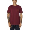 T-SHIRT FOX WRENCHED PCKT PREM CRANBERRY