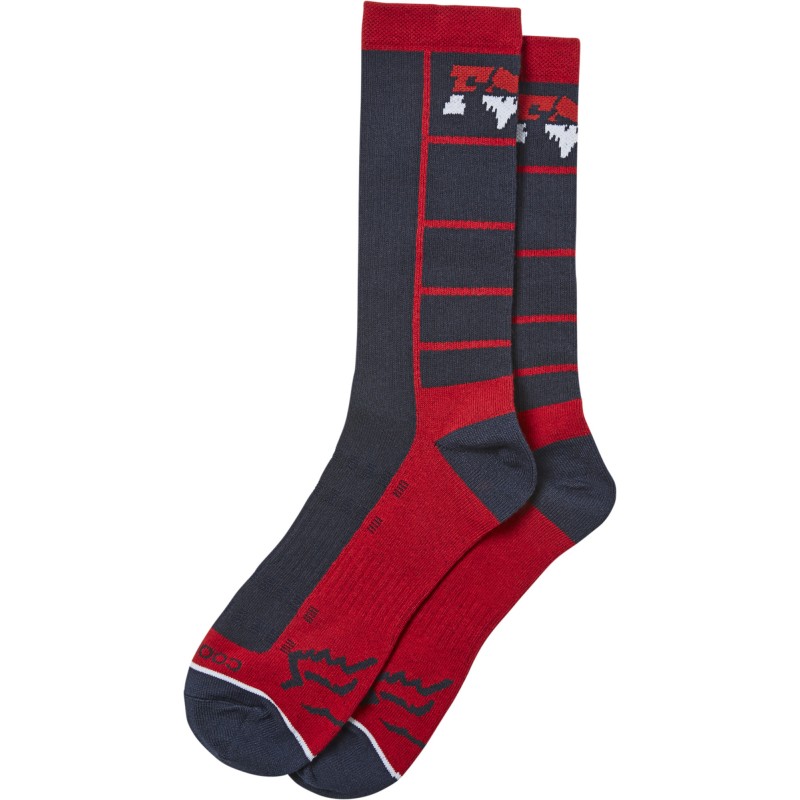 SKARPETY FOX LANE SPLITTER CREW NAVY/RED L/X
