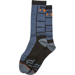 SKARPETY FOX LANE SPLITTER CREW BLUE STEEL L/X