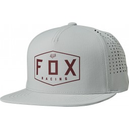 CZAPKA Z DASZKIEM FOX CREST SNAPBACK GREY/RED