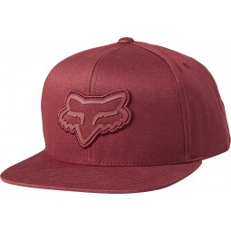 CZAPKA Z DASZKIEM FOX GASKET SNAPBACK CRANBERRY