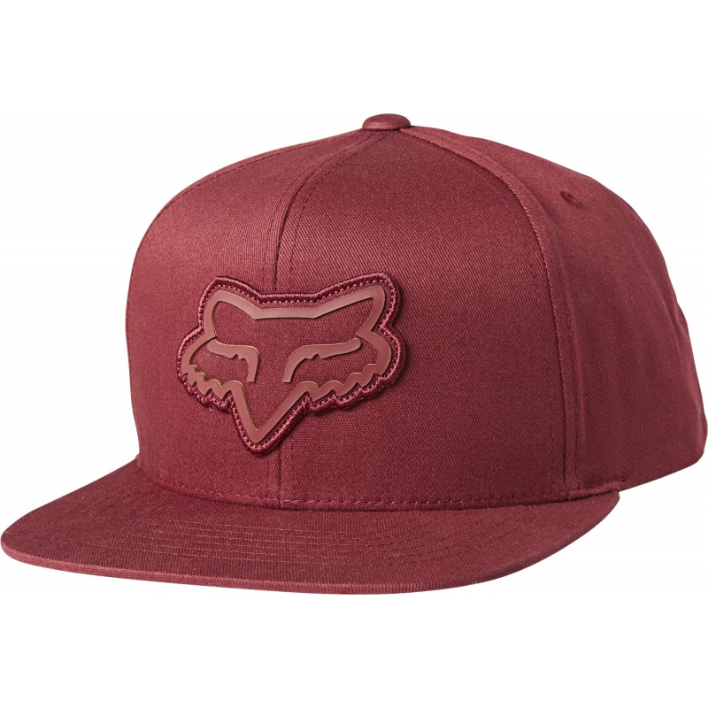 CZAPKA Z DASZKIEM FOX GASKET SNAPBACK CRANBERRY