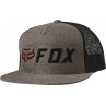 CZAPKA Z DASZKIEM FOX APEX SNAPBACK PEWTER