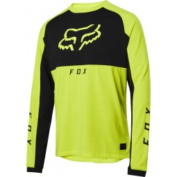 KOSZULKA ROWEROWA FOX Z DŁUGIM RĘKAWEM RANGER DR MID DAY GLO YELLOW