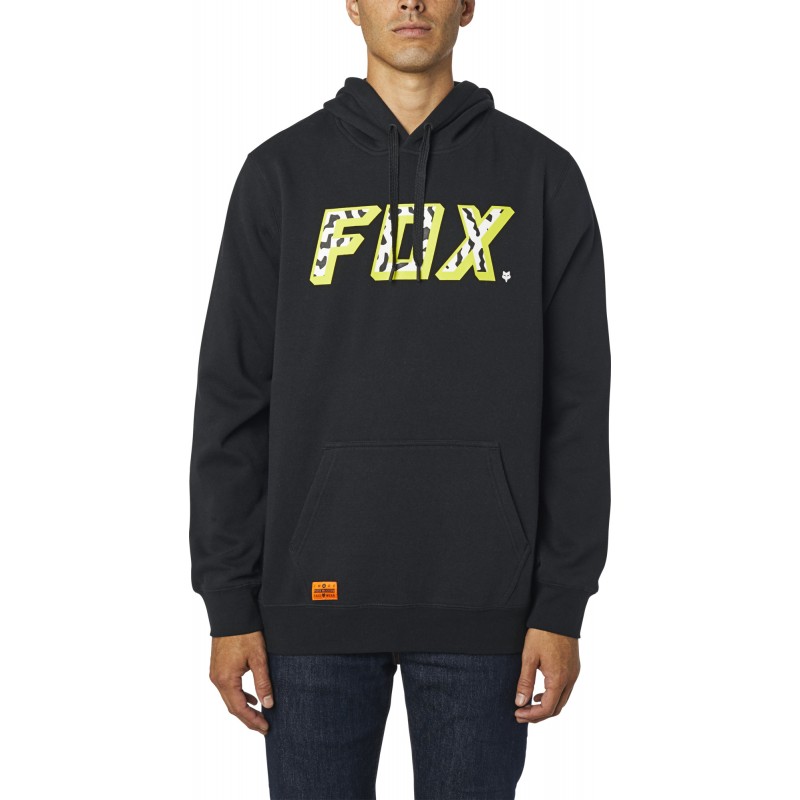 BLUZA FOX Z KAPTUREM PSYCOSIS BLACK