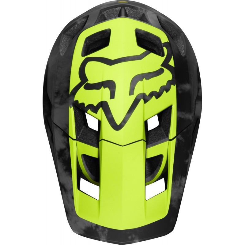 KASK ROWEROWY FOX DROPFRAME PRO DAY GLO YELLOW