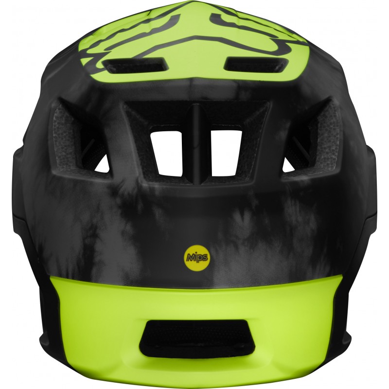 KASK ROWEROWY FOX DROPFRAME PRO DAY GLO YELLOW