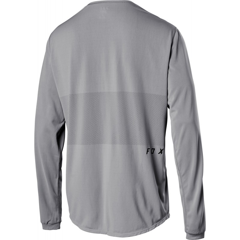 KOSZULKA ROWEROWA FOX Z DŁUGIM RĘKAWEM RANGER FOXHEAD STEEL GREY